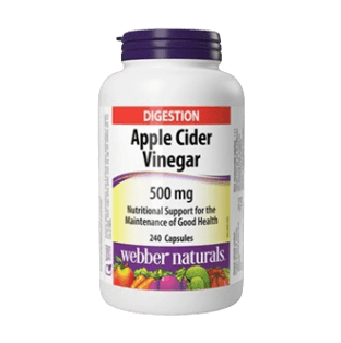 Apple cider Vinegar 500mg 90 Capsules _ webber naturals