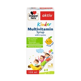 Kinder Multivitamin Syrup with Lysine 150ml _ Doppel herz
