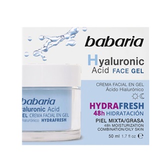 Hyaluronic Acid Face Gel 48H Hydra Fresh 50ml _ babaria