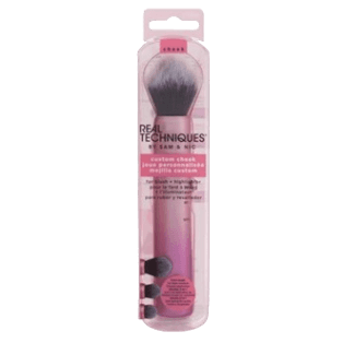 Custom Complexion Blush And Highlighter 3-in-1 Makeup Brush _ REAL TECHNIQUES
