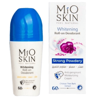 Whitening Roll On Deodorant Strong Powdery 60ml _ MiO SKIN